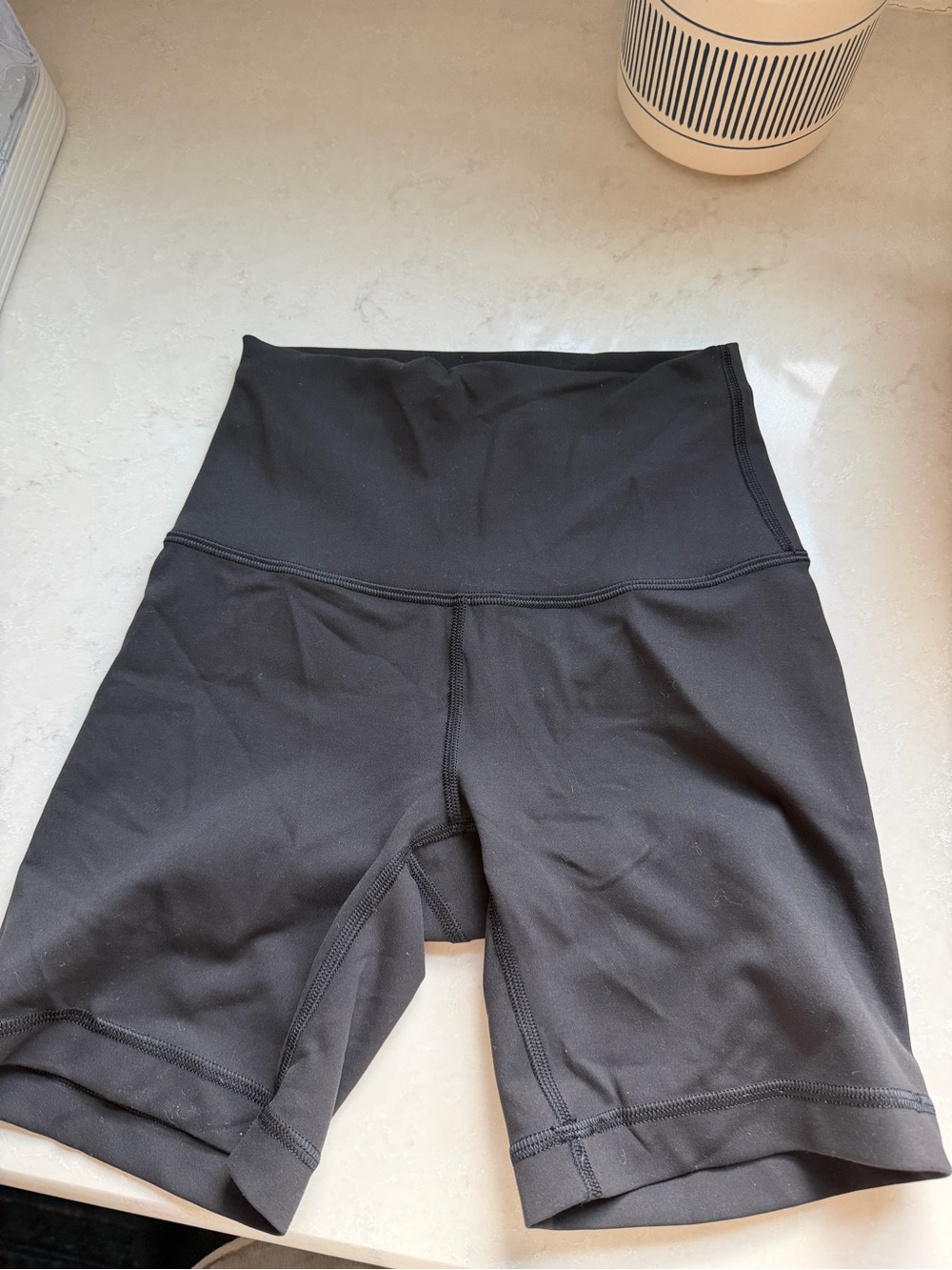 lululemon athletica Black High-Rise Bike Shorts